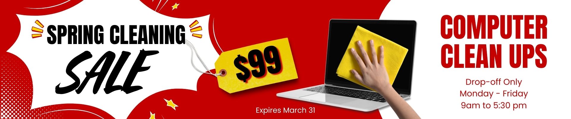 Spring Computer Clean Up sale