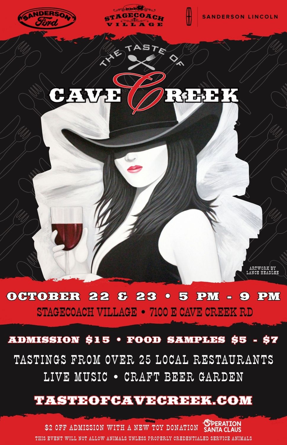 2025 Taste of Cave Creek Poster